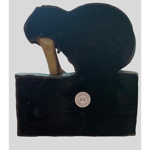 RARE FIND '97 Skulpture by David Wang Skeleton Gambler Gun Dice Zombie Halloween - Picture 13 of 13